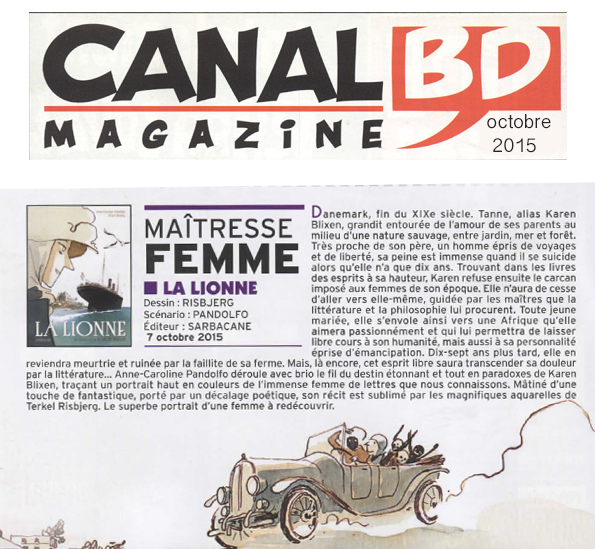 Lionne (la) - Canal BD Magazine